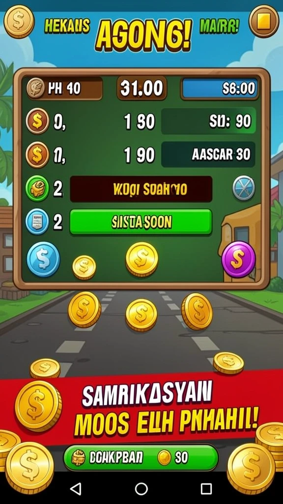 Tantangan menarik di setiap level yang membuat ketagihan.