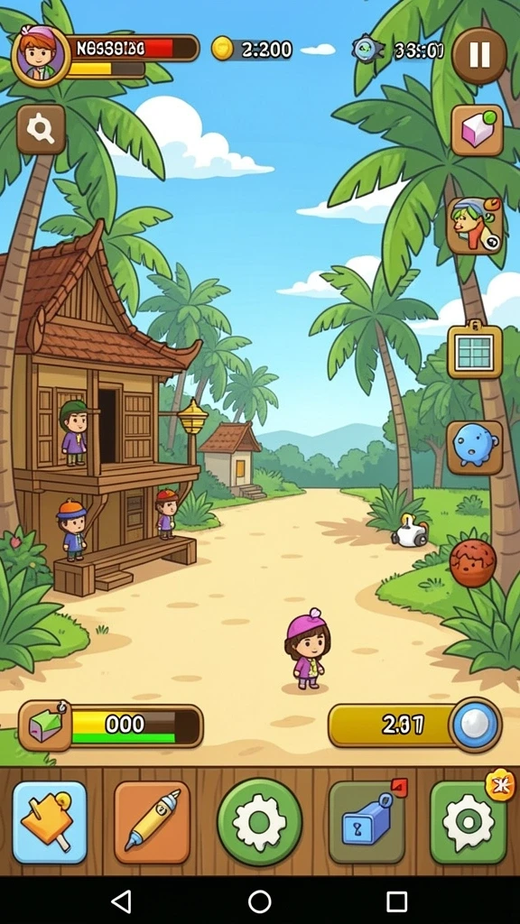 Fitur multiplayer yang memungkinkan bermain bersama teman.