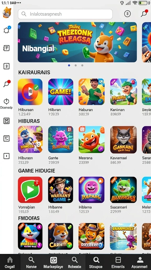 Grafik yang memukau dalam setiap permainan.
