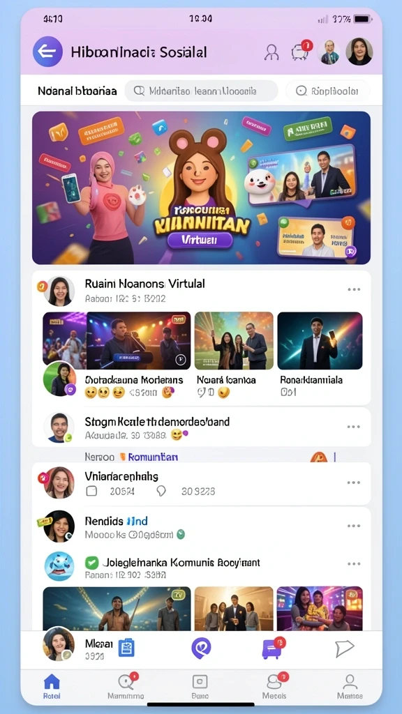 Tampilan antarmuka yang modern dan intuitif.