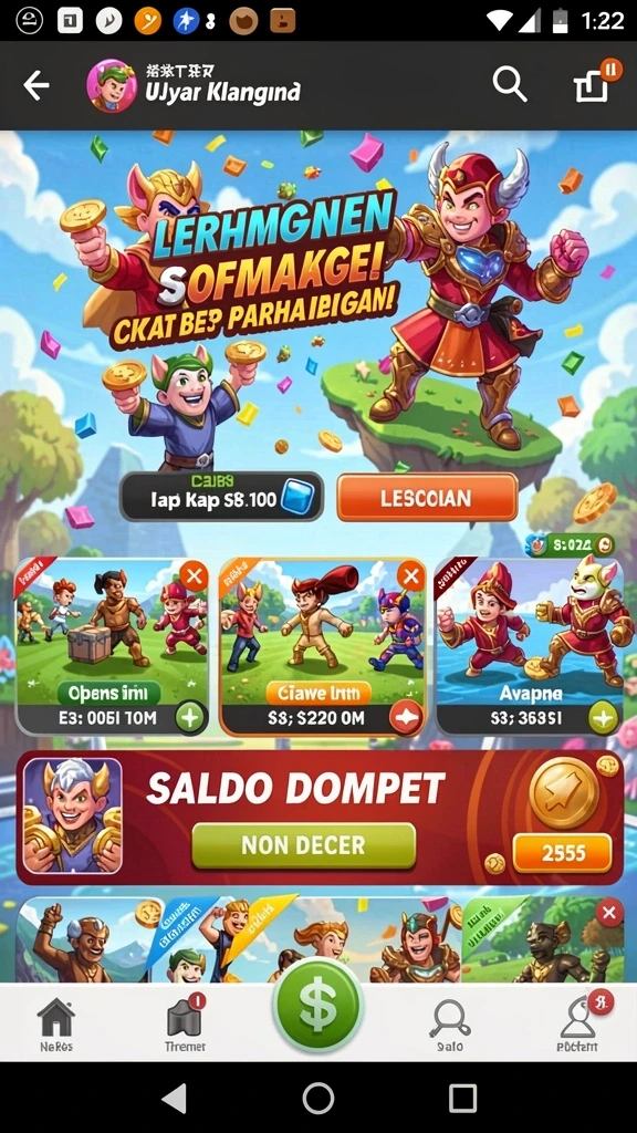 Tampilan antarmuka yang mudah dinavigasi untuk pengguna.