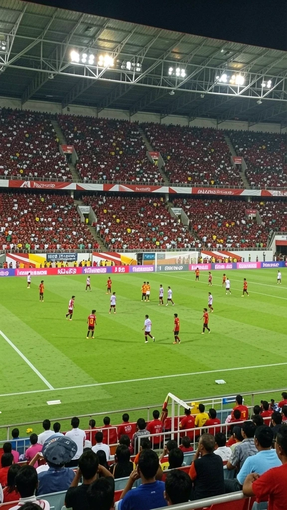 Fitur turnamen yang menambah keseruan bermain.