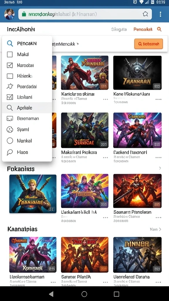 Berbagai pilihan tema slot yang seru.