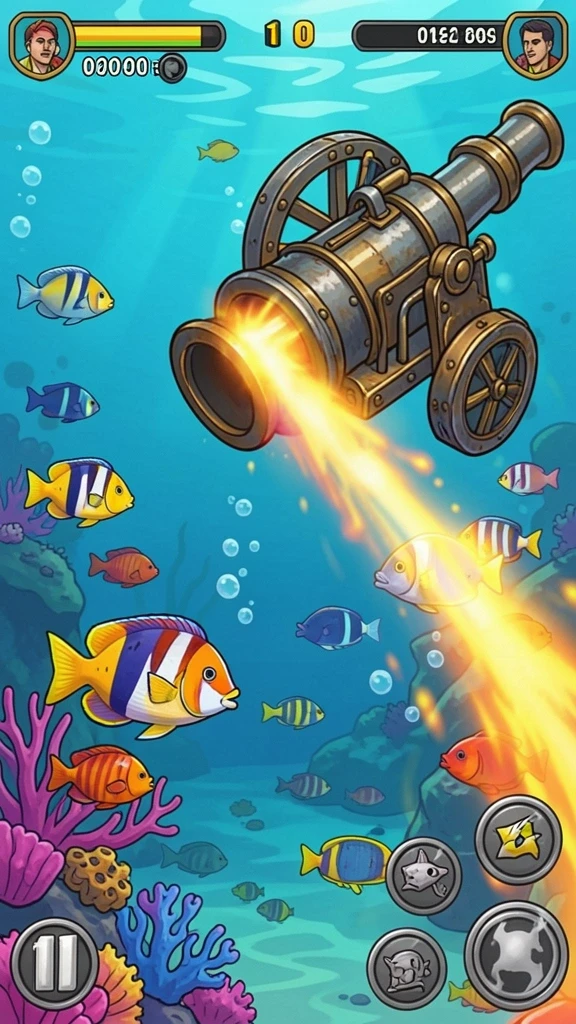 Karakter unik dengan kemampuan berbeda di dalam game.
