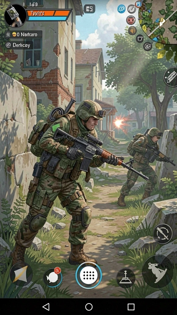 Screenshot menggambarkan aksi seru selama pertarungan bos.