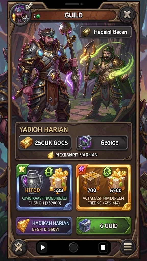 Visual menakjubkan dari salah satu level sulit.