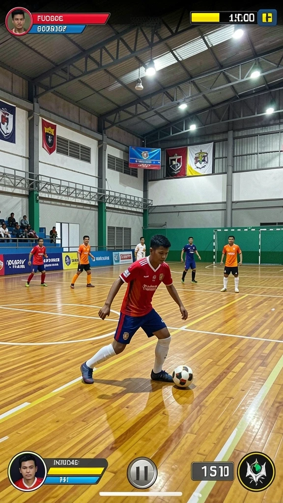 Tampilan awal permainan yang memikat dan mudah dipahami.