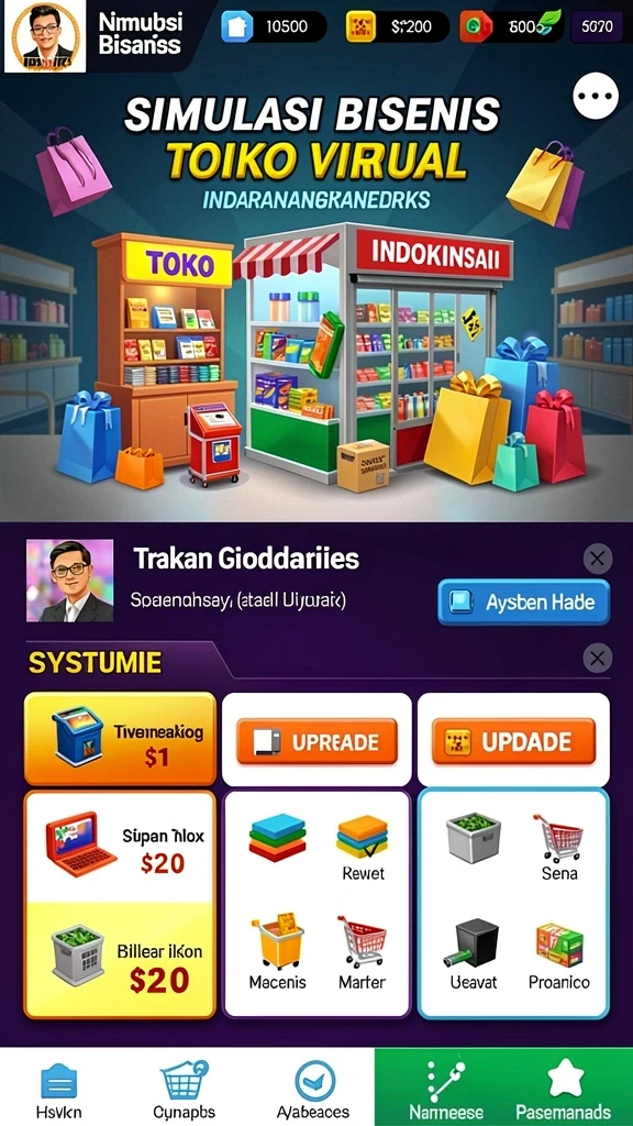 Tampilan awal aplikasi GUATOGEL yang menarik.