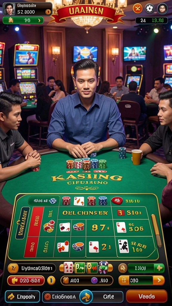 Tampilan menu utama yang menarik dan user-friendly.
