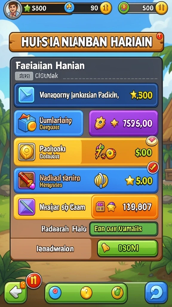 Tampilan awal permainan yang memikat.