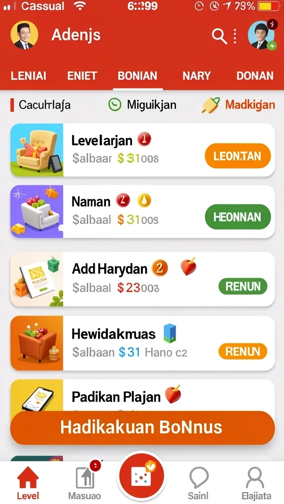 Antarmuka yang ramah pengguna dan mudah dinavigasi.