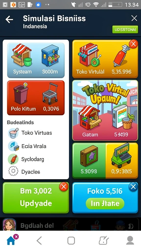 Tampilan halaman utama yang menarik dan informatif.