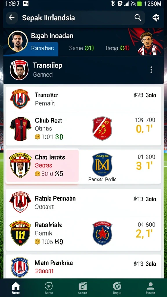 Fitur analisis prediksi yang membantu pemain membuat keputusan.