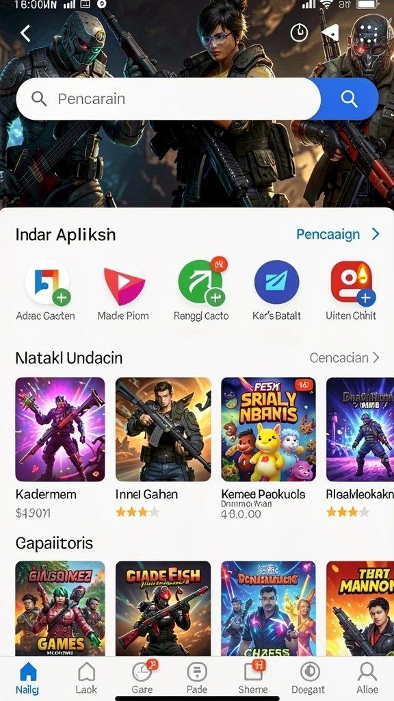 Komunitas yang aktif dan saling mendukung.