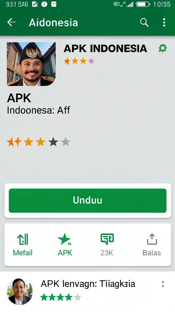 Tampilan antarmuka yang ramah pengguna.
