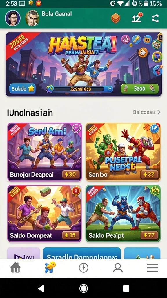 Fitur bonus menarik yang menambah keseruan bermain.