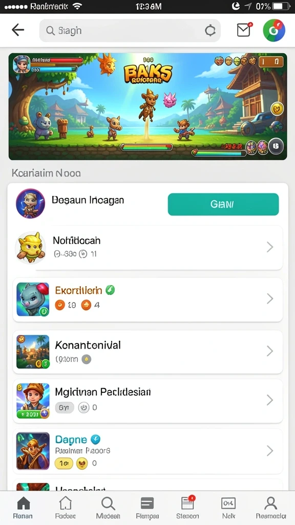 Screenshot menunjukkan dunia yang indah dan penuh warna.