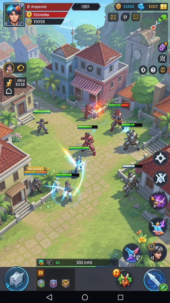 Tangkapan layar menunjukkan momen kompetisi di mode multiplayer.