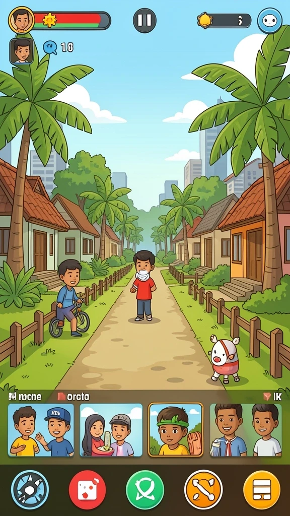 Mode permainan yang penuh tantangan.