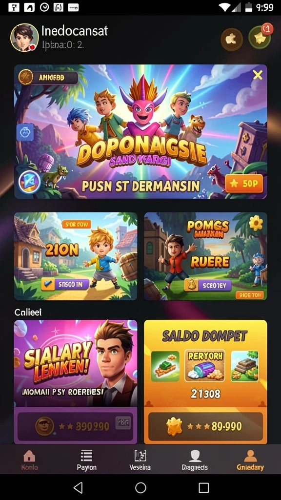 Tampilan utama PENITI4D yang menarik dan interaktif.
