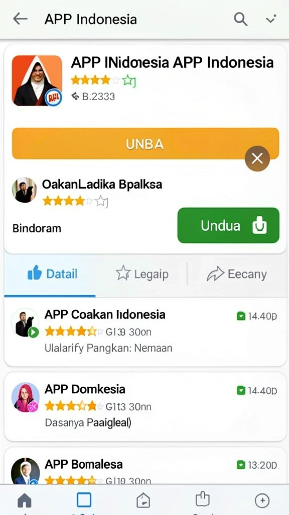 Antarmuka pengguna yang sederhana dan menarik.