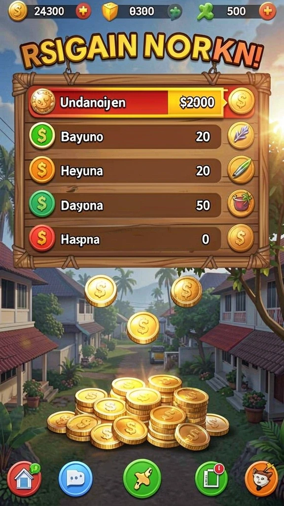 Interaksi dengan karakter lainnya dalam game.