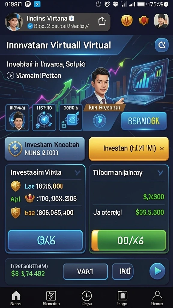 Tampilan menu utama yang menarik dan intuitif.