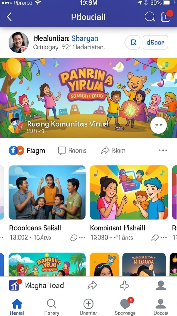 Tampilan utama aplikasi RUDALTOTO yang menarik.