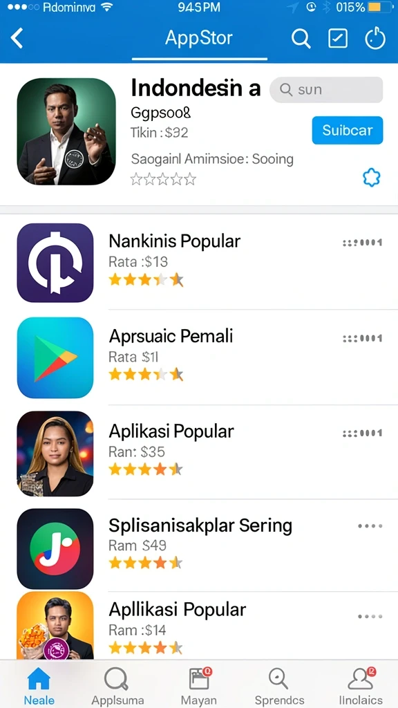 Tampilan antarmuka pengguna yang intuitif.