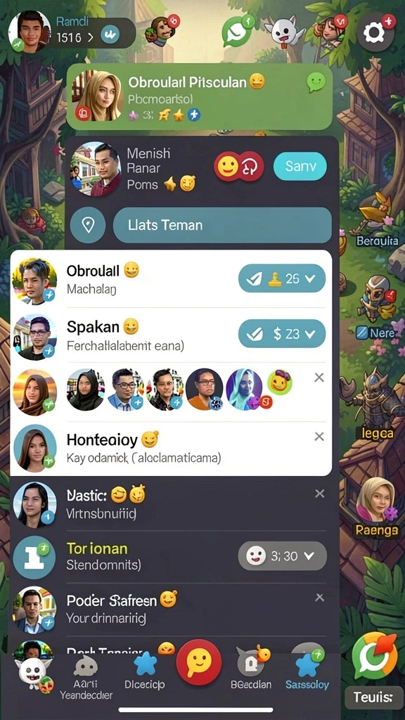 Tampilan antarmuka yang sederhana dan menarik.