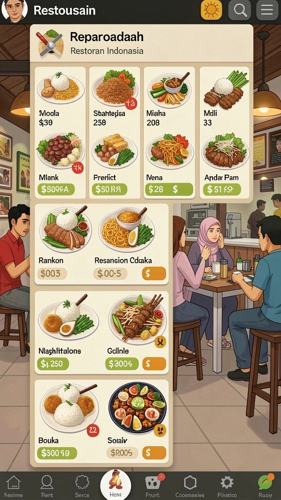 Tampilan antarmuka yang user-friendly dan menarik.