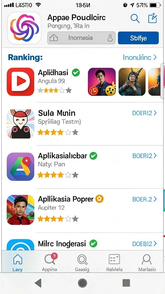 Tampilan antarmuka yang menarik dan intuitif.
