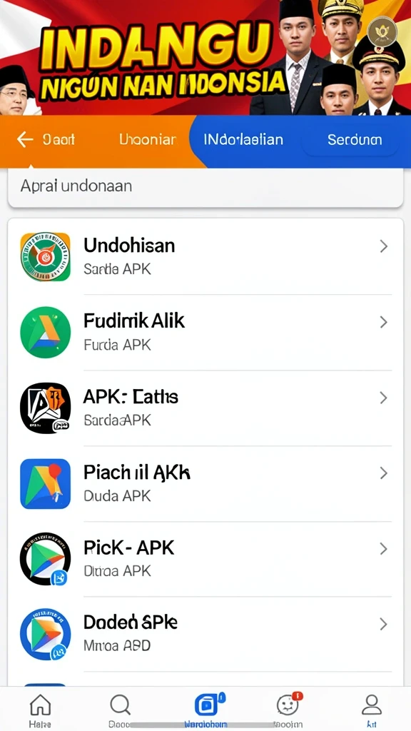 User interface yang intuitif dan mudah dinavigasi.