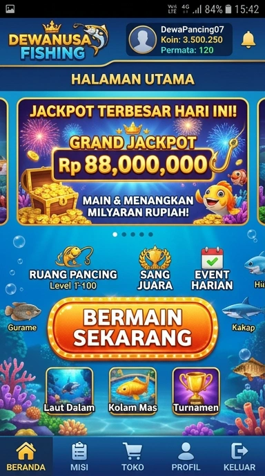 dewanusa — layar beranda