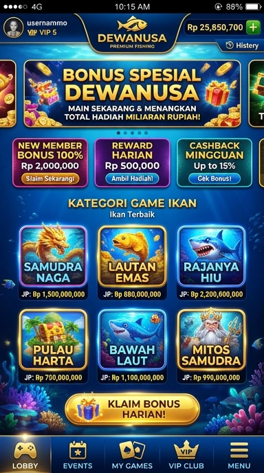 dewanusa — menu pengaturan